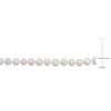 EVERLY JEWELRY | Brass 6-7mm Cultured Freshwater Pearl Necklace, 18 inc - 2 of 4