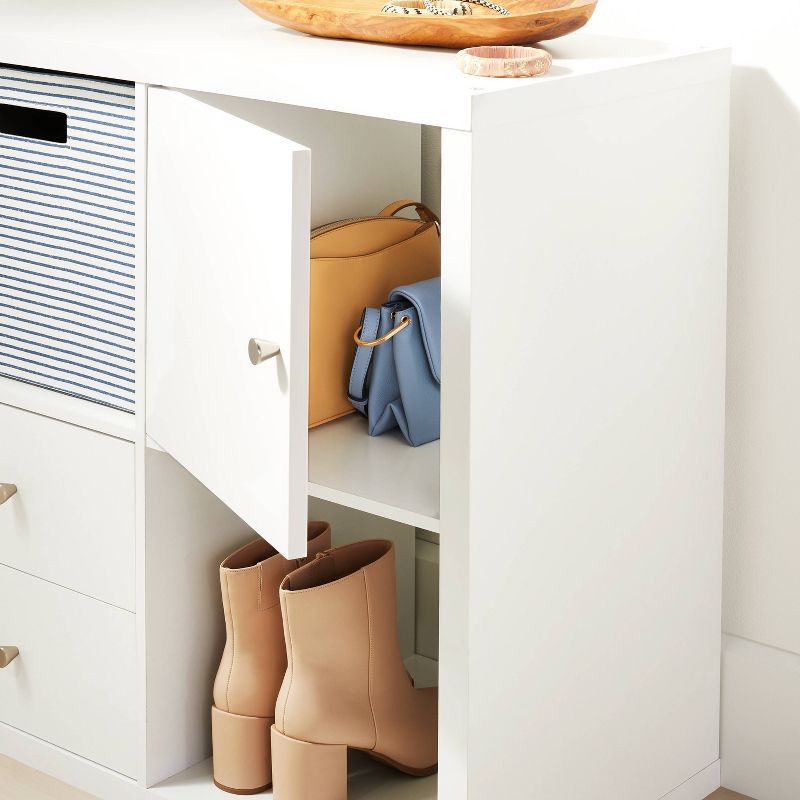 Door 13&#34; Cube Accessory - Brightroom&#8482;: Closet Organizer, White Shelf Door, Particle Board, Easy Assembly, 2 of 8