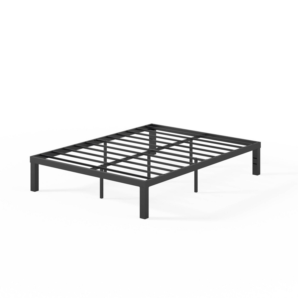 Photos - Bed Zinus Full 14" Luis Quick Lock Metal Platform  Frame Black  