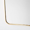 23" x 36" Metal Curved Top Mirror Gold - Threshold™ designed with Studio McGee - image 3 of 4