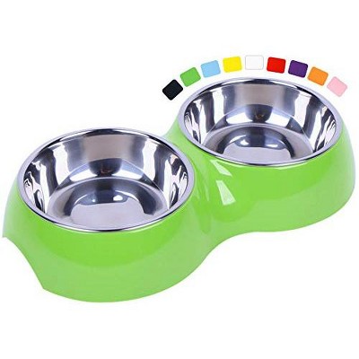Ddoxx 23.7 Oz Double Feeding Dog Bowl Non Slip And Dishwasher Safe ...
