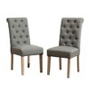 Habit Solid Wood Tufted Parsons Dining Chair, Set of 2 - 4 of 4