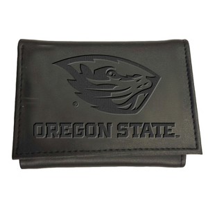 Evergreen NCAA Oregon State Beavers Black Leather Trifold Wallet Officially Licensed with Gift Box - 1 of 1