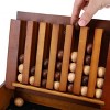 WE Games Wood Captain's Mistress Game (4 balls in a row) 11 inches - 2 of 4