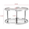 The Lakeside Collection 2-Tier Stainless Steel Lazy Susan - 2 of 3