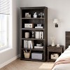Farmhouse Book Shelf with Storage Open Display Bookshelves - 2 of 4
