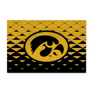 Iowa Hawkeyes NCAA Dropzone Washable Rug 20X32 Inches - 1 of 4