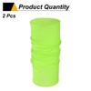 Unique Bargains Breathable Elastic Moisture Absorption Sport Neck Gaiter Face Masks 2 Pcs - 3 of 4