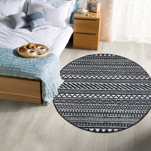 Modern Washable Hallway Runner,Bohemian Rugs ,Non-Slip Non-Shedding Kitchen Entrway Bathroom Floor Mat for Living Room Bedroom - 1 of 4