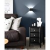 Bonnlo Upgraded Black Nightstand with Drawers, Night Stands for Bedrooms, Modern Bed Side Table - 2 of 4