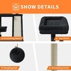 Large Cat Tree for Big Cats, Multi-Level Cat Tower for Indoor Cats, Scratching Post,Condo,Platforms,Cat Tunnel,Hammock,Feeding Station,Pet Play House - 4 of 4