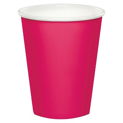 24ct Hot Magenta Pink Paper Cup