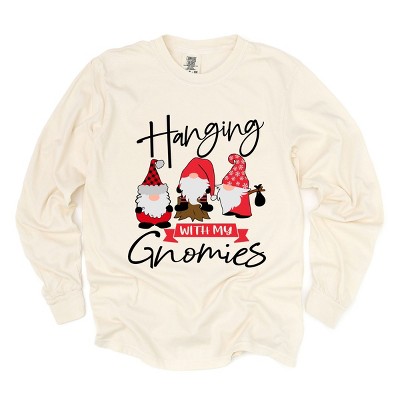 Simply Sage Market Hanging With My Gnomies Garment Dyed Long Sleeve