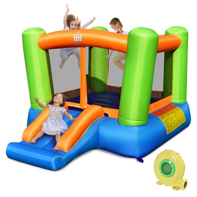 Infans Inflatable Bounce House Kids Jumping Playhouse Indoor & Outdoor With 480W Blower