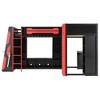 Polibi L‑Shaped Twin Loft Gaming Bed with RGB Lighting, USB Power Hub & Full Storage Workstation Setup - 4 of 4