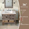 36" Farmhouse Bathroom Vanity with Sink Combo - 2 of 4