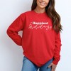 Simply Sage Market Women's Happiest Holidays Long Sleeve Garment Dyed Tee - 2 of 4