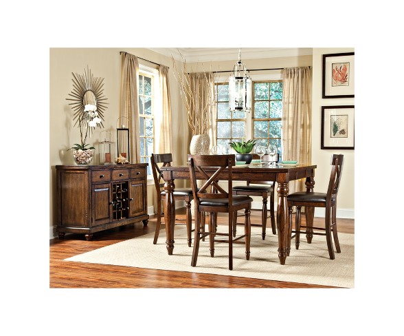 Kingston Gathering Height Table Brown - Intercon