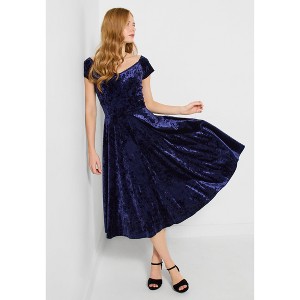 joe browns velvet dress Crushed Sweetheart Midi : Target Embroidered dress