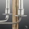Urban Ambiance Luxury Modern Farmhouse Chandelier,  39"H x 36"W,  Galvanized Steel Finish, UHP2742 - 4 of 4