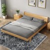 Machine Washable Vintage Floral Printed Area Rug Low Pile Stain Resistant Non Slip Non Shedding Pet Friendly Floor Mat - 4 of 4