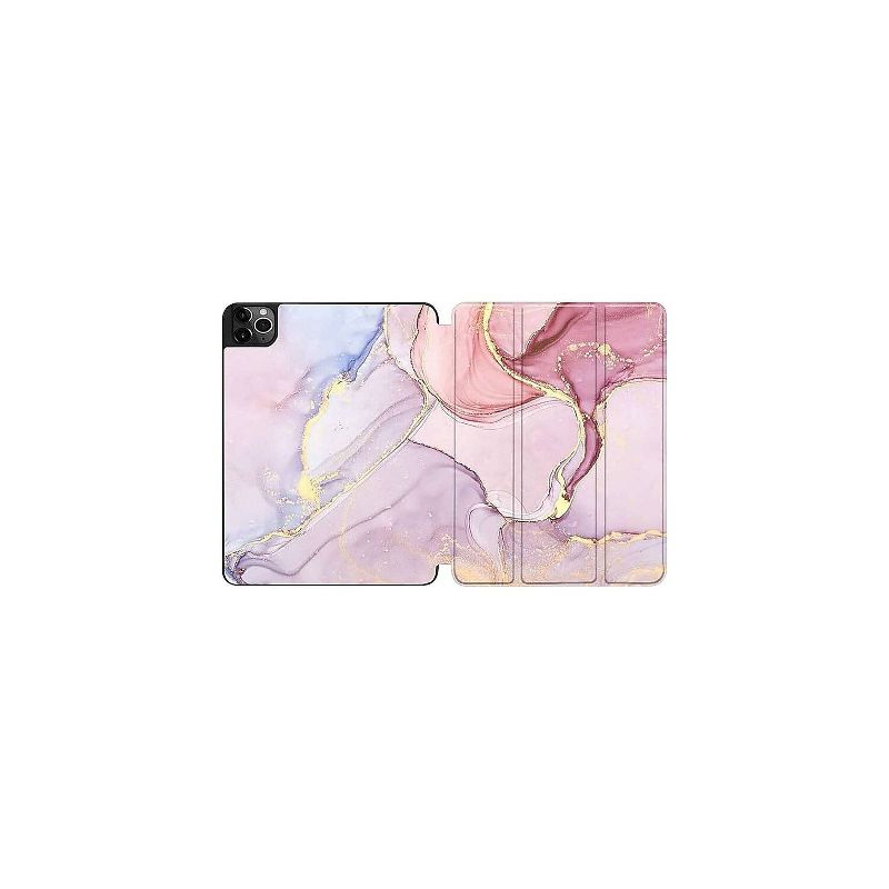 SaharaCase Marble Series Folio Case for Apple iPad Pro 12.9" (4th 5th and 6th Gen 2020-2022) Pink, 3 of 7
