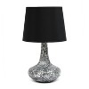 Creekwood Home 14.17" Patchwork Crystal Glass Table Lamp - 3 of 4