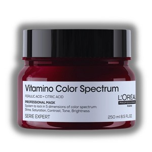 L'oreal Vitamo Color Spectrum Professional Mask (8.5 oz) | Enhances Shine & Hydrates Thick Color-Treated Hair | 100-Day Color Protection - 1 of 2