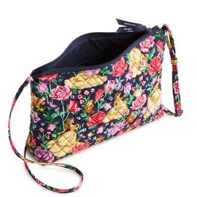 Vera Bradley Women's Disney Princesses Cotton Large Hipster Crossbody Bag Belle Rose Meadow — фото 3