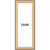 PosterPalooza | Panoramic Traditional Gold Picture Frame - UV Acrylic, Foam Board Backing, Hanging Hardware - 2 of 4