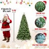 Pre-Lit PVC Christmas Tree with 300 UL Lights, 782 Tips, Auto-Unfold Memory Wire, Easy Assembly with Stable Metal Stand - 3 of 4