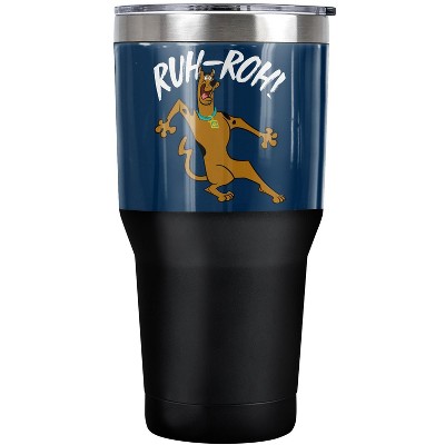 Scooby Doo Ruh Roh Steel Tumbler 30oz Coffee Travel Mug