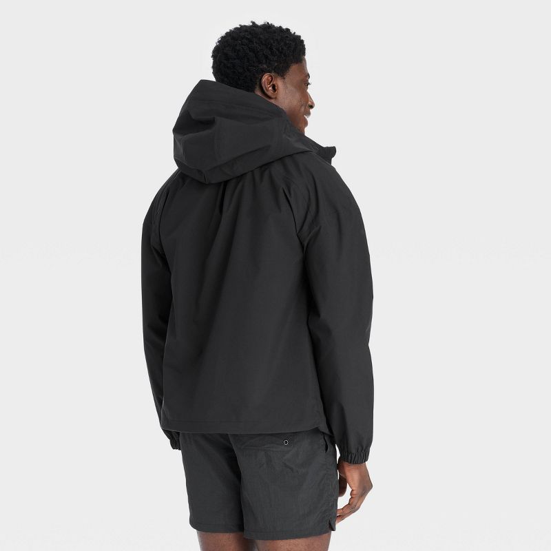 Men&#39;s Waterproof Rain Shell Jacket - All In Motion&#8482; Black, 2 of 4