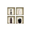 HomeRoots Set of Four Mac Faux Niche 3D Peel and Stick Wall Decals - 3 of 4