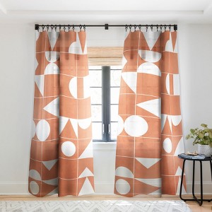 Zoltan Ratko My Favorite Geometric Patterns Single Panel Sheer Window Curtain - Deny Designs - 1 of 3