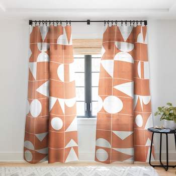 Zoltan Ratko My Favorite Geometric Patterns Single Panel Sheer Window Curtain - Deny Designs