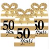 Big Dot of Happiness We Still Do - 50th Wedding Anniversary - Square Favor Gift Boxes - Anniversary Party Bow Boxes - Set of 12 - 2 of 4