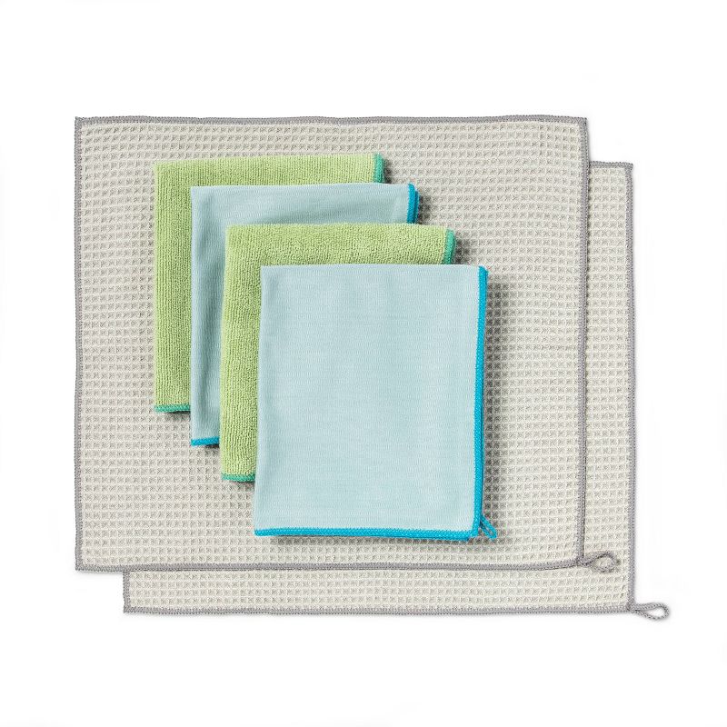 Multi-Surface Microfiber Cleaning Cloths - 6ct - Everspring&#8482;, 4 of 6