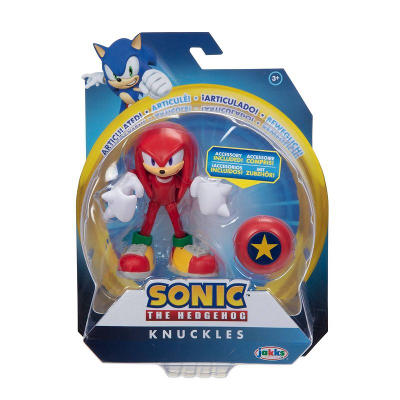 Sonic the Hedgehog 4&#34; Articulated Knuckles Action Figure, 2 of 8