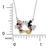 Mickey & Minnie Kiss-Kiss Sterling Silver Necklace - 4 of 4