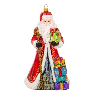 Miss Christmas 7.5 Inch Classic Santa With Gifts Christmas Tree Ornament , Christmas Decor Christmas, Holiday, Vintage (1PC) - 1 of 4