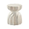 Meridian Furniture,Caserta Marble Finish Concrete End Table - 4 of 4