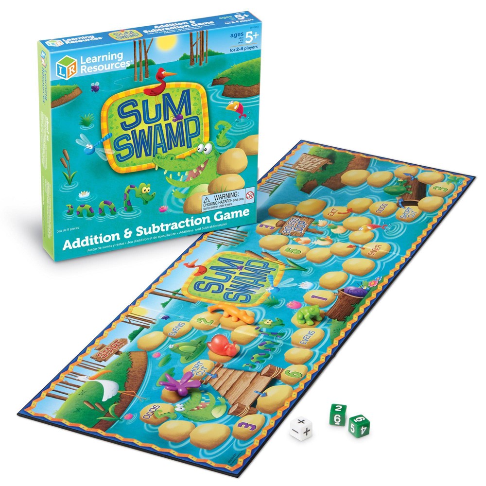 UPC 765023012132 product image for Learning Resources Sum Swamp Addition & Subtraction Game | upcitemdb.com