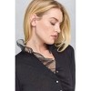 Women's Vivian Tulle Ruffle Top - GOLDIE - 2 of 3