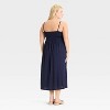 Women's Smocked V-Waist Midi Dress - A New Day™ - 2 of 3