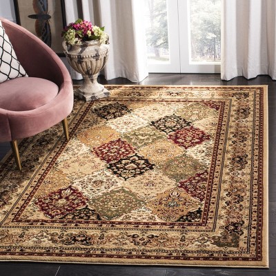 Lyndhurst Multi-Color Floral Synthetic Rectangular Rug