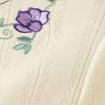 ivory floral embroidery