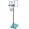 YONWAY Portable Basketball Goal System with Stable Base and Wheels for Indoor Outdoor height adjustable 5.6 to 7ft Basketball Hoop 28 Inch Backboard - 2 of 4