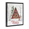 Stupell Industries Warm & Cozy Cabin Black Floater Framed Canvas Wall Art - 3 of 4