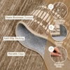 Rugs for Living Room Scalloped Area Rug for Bedroom Soft Non Slip Floor Mat Low Pile Accent Carpet for Dining Room - 3 of 4